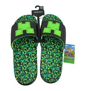 Minecraft Adult Slides Size M13 New With Tags